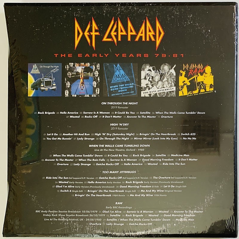 Def Leppard CD The Early Years 79 - 81 5CD - CD