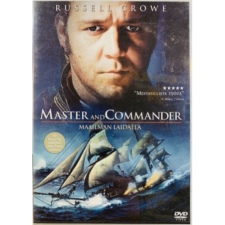 DVD - Elokuva DVD Master and Commander maailman laidalla  kansi EX levy EX DVD