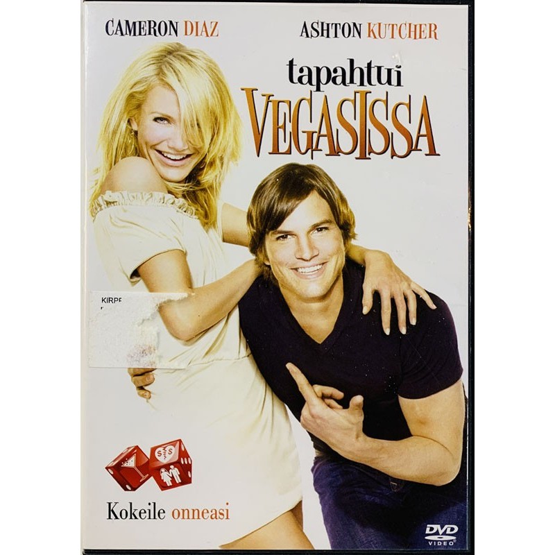 DVD - Elokuva DVD Tapahtui Vegasissa  kansi EX levy EX- DVD