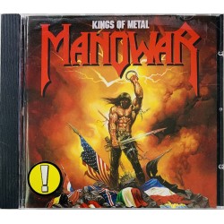 Manowar CD Kings of metal  kansi EX levy EX Käytetty CD