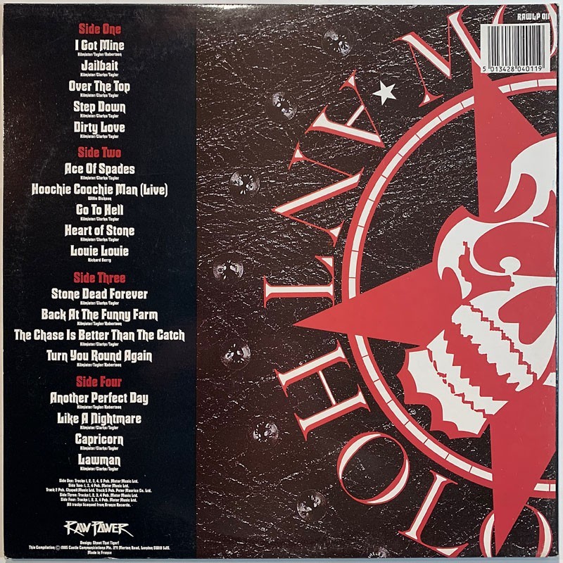 Motörhead LP Anthology 2LP  kansi EX levy EX Käytetty LP
