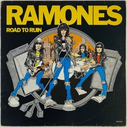 Ramones LP Road to run  kansi VG levy EX Käytetty LP
