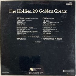 Hollies LP 20 golden greats.  kansi EX levy EX Käytetty LP