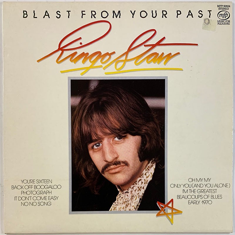 Starr Ringo LP Blast from your past  kansi VG+ levy EX Käytetty LP
