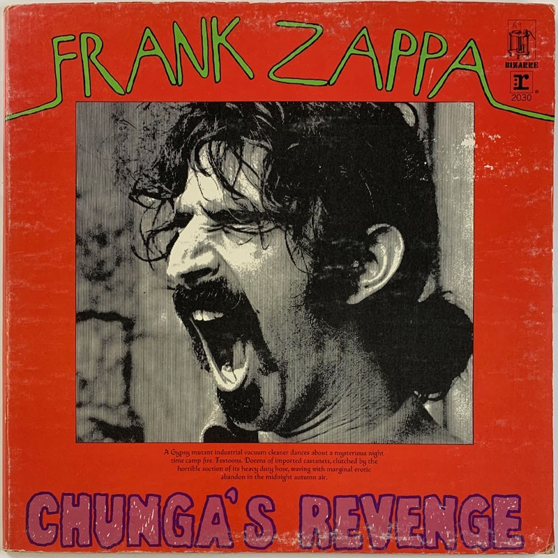 Zappa Frank LP Chunga’s revenge  kansi VG- levy VG+ Käytetty LP