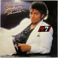 Jackson Michael LP Thriller  kansi EX levy EX Käytetty LP