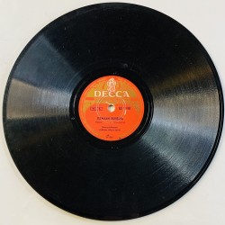 Decca-orkesteri 1950 SD 5098 Kesäilta / Itämaan ruusuja stenkaka 78-varvare