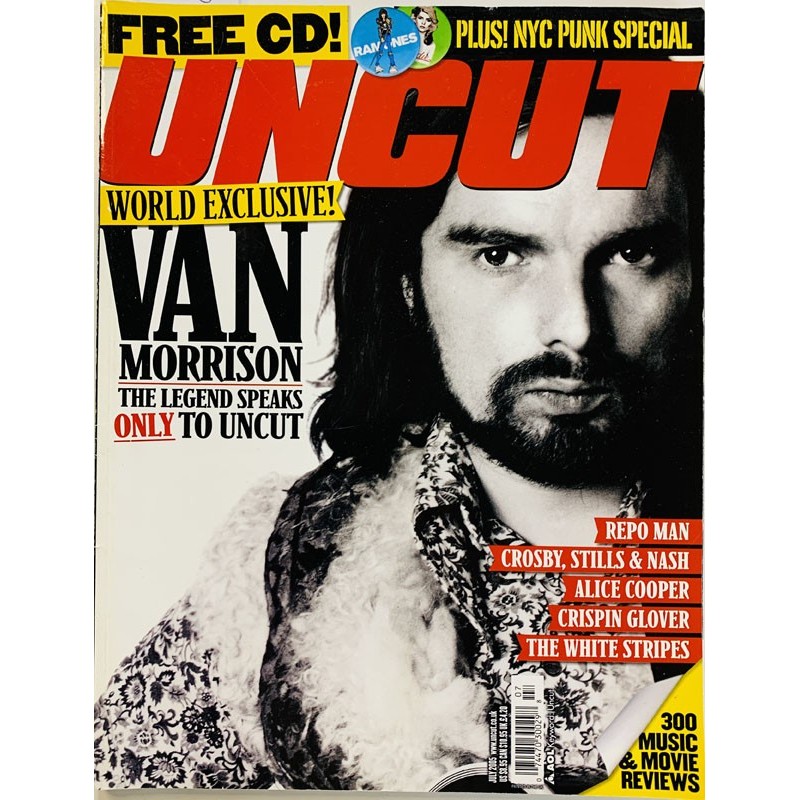 Uncut magazine 2005 July Van Morrison, Alice Cooper, aikakauslehti