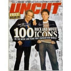 Uncut magazine 2005 September 100 rock and movie icons aikakauslehti