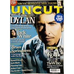Uncut magazine 2006 December Bruce Springsteen, Dylan on the road aikakauslehti