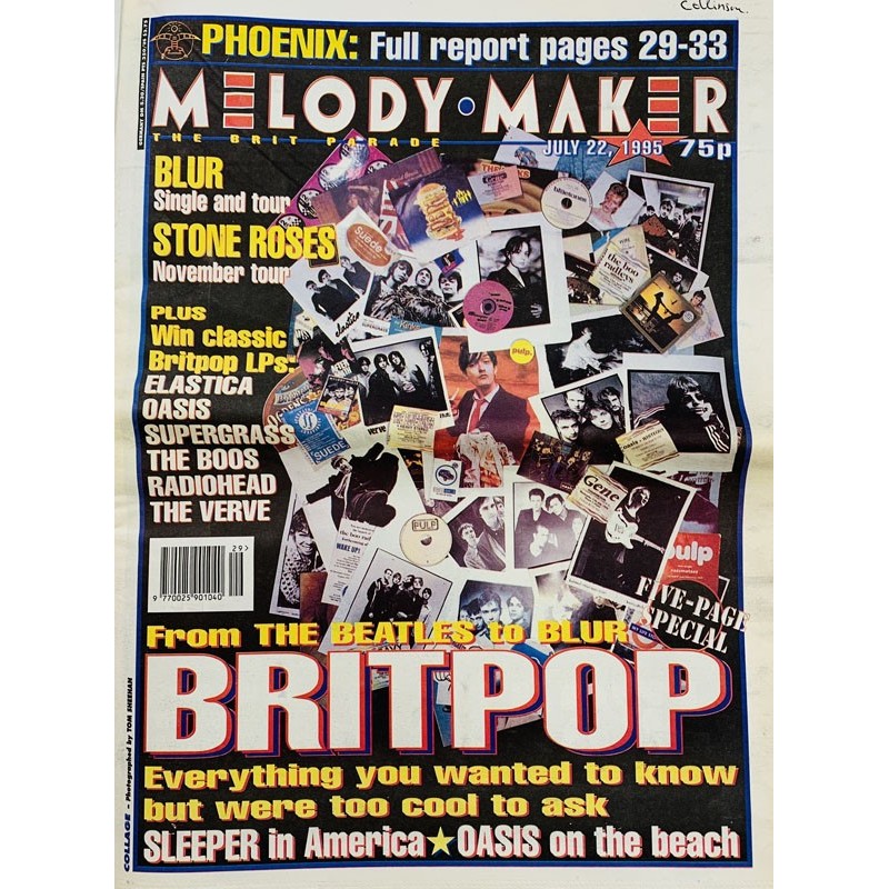 Melody Maker 1995 July 22 From the Beatles to Blur BRITPOP aikakauslehti