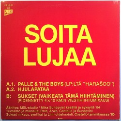 Popeda: Palle & The Boys 12-inch maxi  kansi VG+ levy EX Käytetty LP