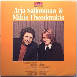 Saijonmaa Arja & Mikis Theodorakis: Arja Saijonmaa & Mikis Theodorakis -72  kansi VG+ levy EX Käytetty LP