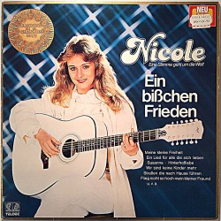 Nicole: Ein Bißchen Frieden  kansi EX levy EX Käytetty LP