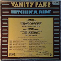 Vanity Fare: Hitchin' A Ride  kansi VG- levy EX Käytetty LP