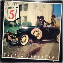 Jackson 5: Moving Violation  kansi VG+ levy EX- Käytetty LP