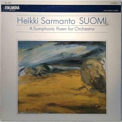 Sarmanto Heikki: A Symphonic Poem for Orchestra  kansi VG levy EX Käytetty LP