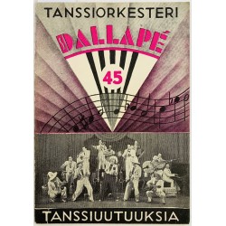 Harmokikkaorkesteri  Dallape 1939 45 Tanssiuutuuksia nuottivihko 45 aikakauslehti