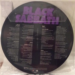 Black Sabbath: Master O Reality kuvalevy  kansi EX levy EX Käytetty LP