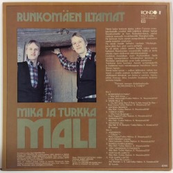 Mali Mika Ja Turkka: Runkomäen Iltamat  kansi EX levy EX Käytetty LP