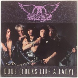 Aerosmith : Dude (Looks Like A Lady) 12” maxi - Begagnat LP