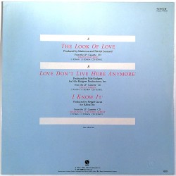 Madonna: The Look Of Love 12-inch maxi  kansi EX levy EX Käytetty LP