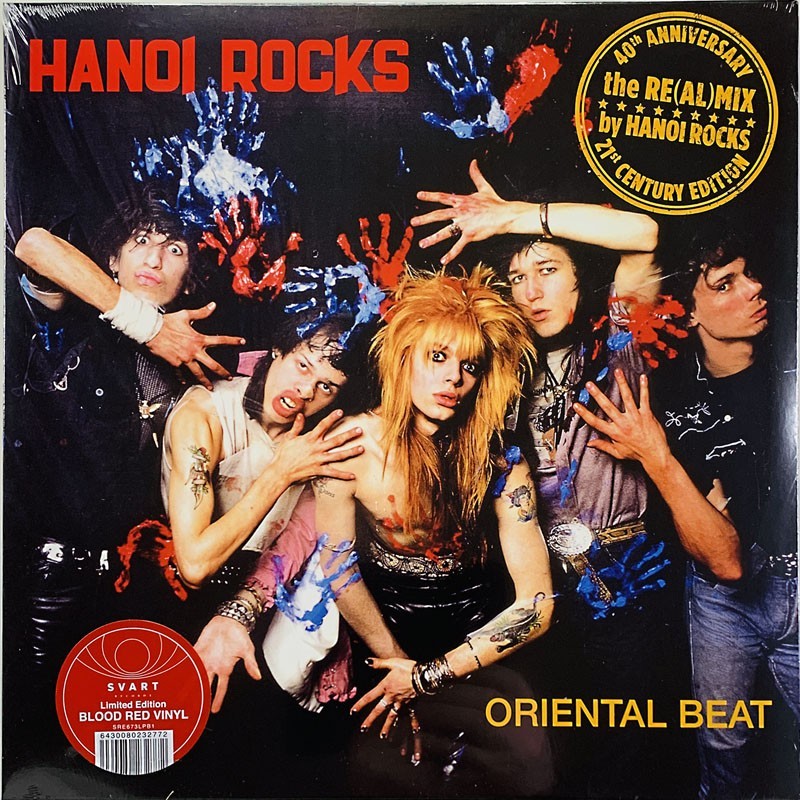 Hanoi Rocks LP Oriental Beat, blood red vinyl - LP