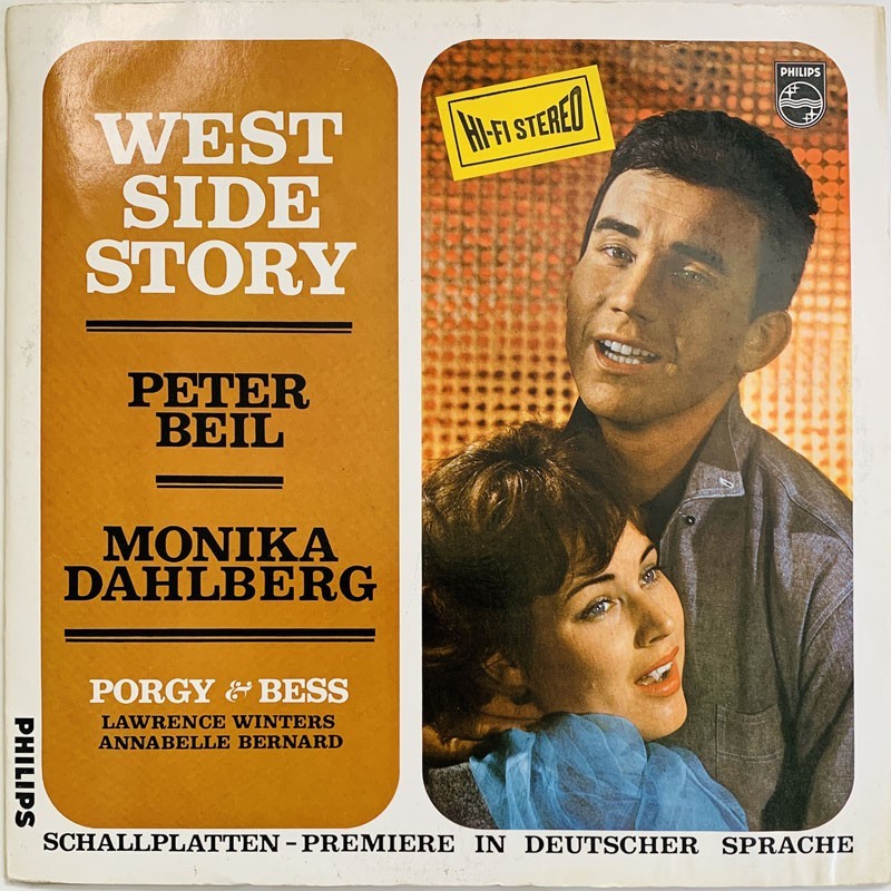 Peter Beil, Monika Dahlberg LP West Side Story / Porgy & Bess  kansi EX- levy VG+ Käytetty LP