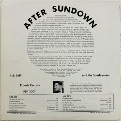 Bob Bell And The Sundowners LP After Sundown  kansi VG- levy EX- Käytetty LP