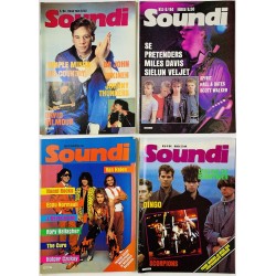 Soundi vuosikerta 1984 1-12 1984 12 numeroa begagnade magazine
