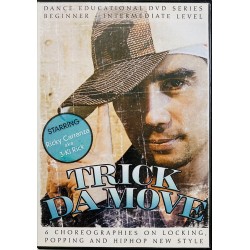 DVD - Dance educational series DVD Trick da move - Ricky Carranza  kansi EX levy EX DVD