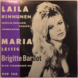 Kinnunen Laila / Maria Lessig 1961 SEP 154 Molla-Maijan tanssi, Ihmelapsi EP begagnad singelskiva