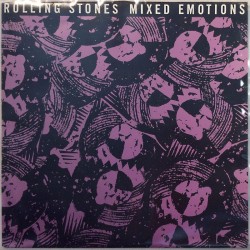 Rolling Stones käytetty 7” kuvakannella Mixed Emotions / Fancyman Blues  kansi EX levy EX- käytetty vinyylisingle