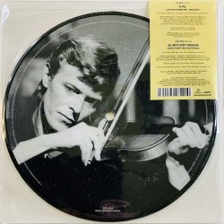 Bowie David käytetty 7” kuvakannella DJ / Boys keep swinging 40th anniversary kuvasingle  kansi  levy  vinyylisingle PS