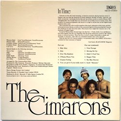Cimarons 1974 TRLS 87 In Time LP