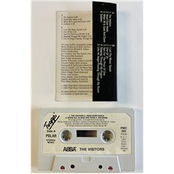 Abba: The Visitors kansipaperi VG+ , musiikkikasetin kunto EX- kasetti