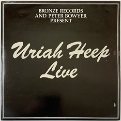 Uriah Heep  Live 2LP  kansi EX- levy EX Käytetty LP