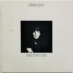 Cohen Leonard LP Songs from a room  kansi VG levy EX Käytetty LP