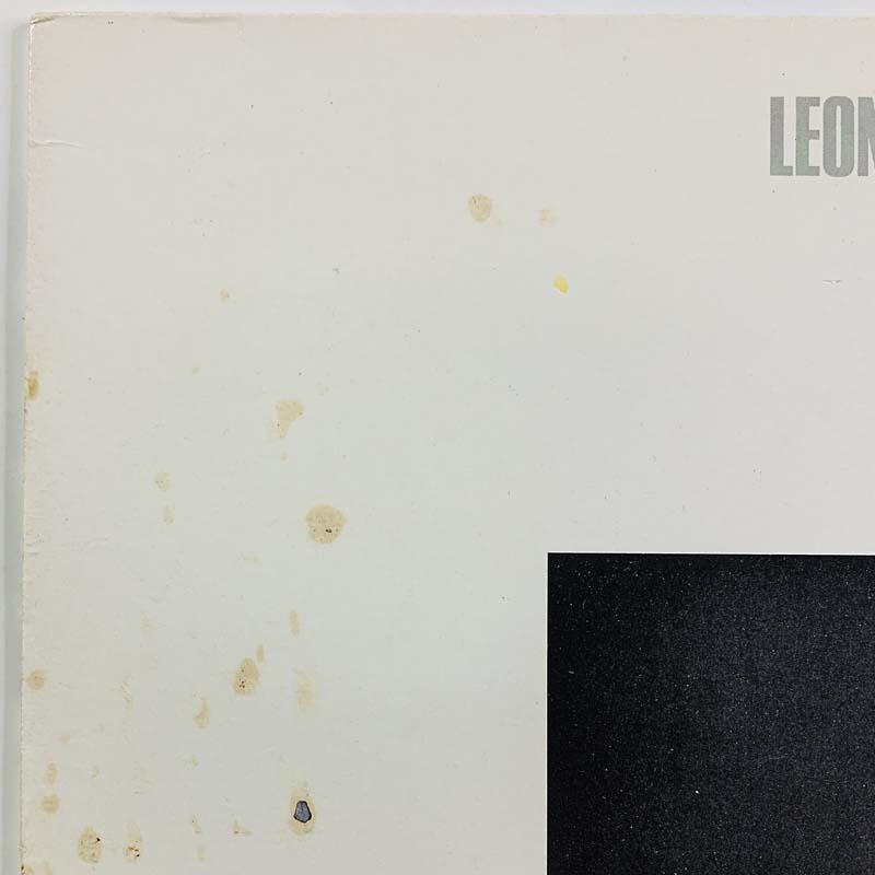 Cohen Leonard LP Songs from a room  kansi VG levy EX Käytetty LP