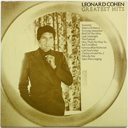 Cohen Leonard LP Greatest Hits  kansi EX- levy EX- Käytetty LP