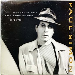Simon Paul LP Negotiations and love songs 1971-1986 2LP  kansi VG levy EX Käytetty LP