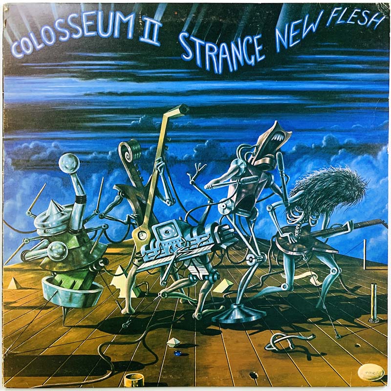 Colosseum II LP Strange new flesh  kansi VG levy EX Käytetty LP