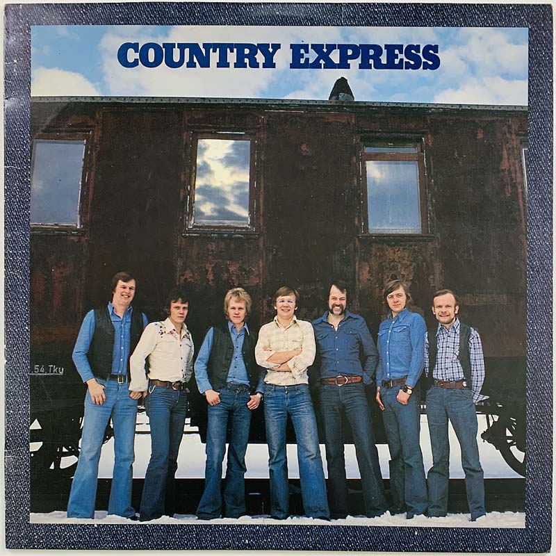 Country Express LP Country Express -76  kansi EX levy EX Käytetty LP