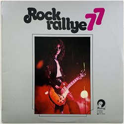 Hardrock Sallinen, Kieltolaki, H Band ym. LP Rock Rallye 77  kansi EX levy EX Käytetty LP