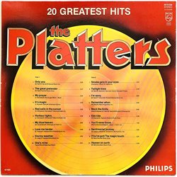 Platters LP 20 Greatest Hits  kansi EX levy EX Käytetty LP