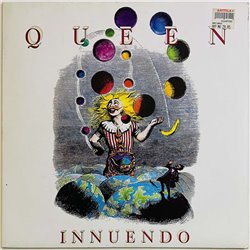Queen LP Innuendo  kansi VG levy VG+ Käytetty LP