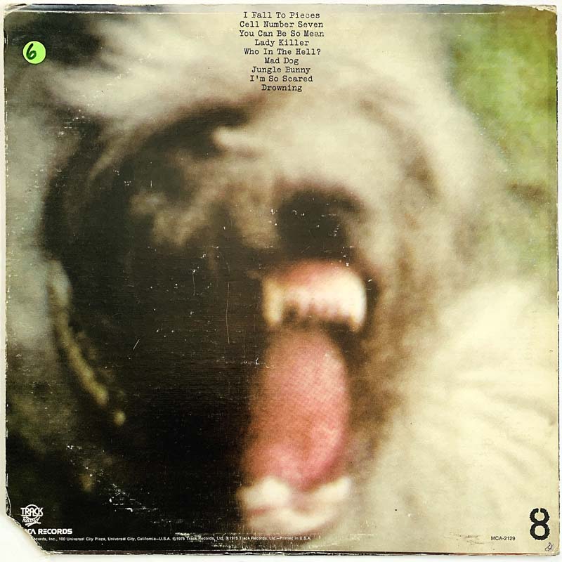John Entwistle's Ox LP Mad Dog  kansi VG- levy EX Käytetty LP