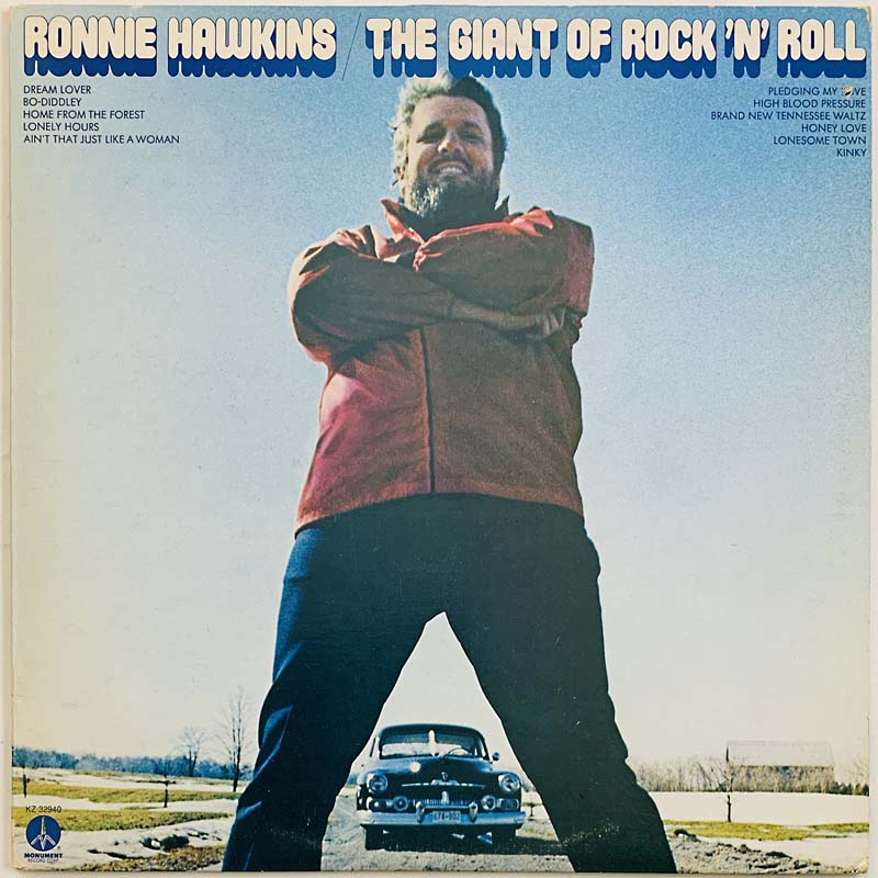 Hawkins Ronnie LP The Giant Of Rock 'N' Roll  kansi EX- levy EX Käytetty LP