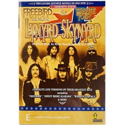 DVD - Lynyrd Skynyrd DVD Freebird movie & Tribute tour  kansi EX levy EX Käytetty DVD