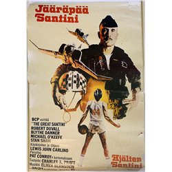 Jääräpää Santini, The great Santini Poster/juliste Elokuvajuliste 40cm x 60cm kunto G JULISTE